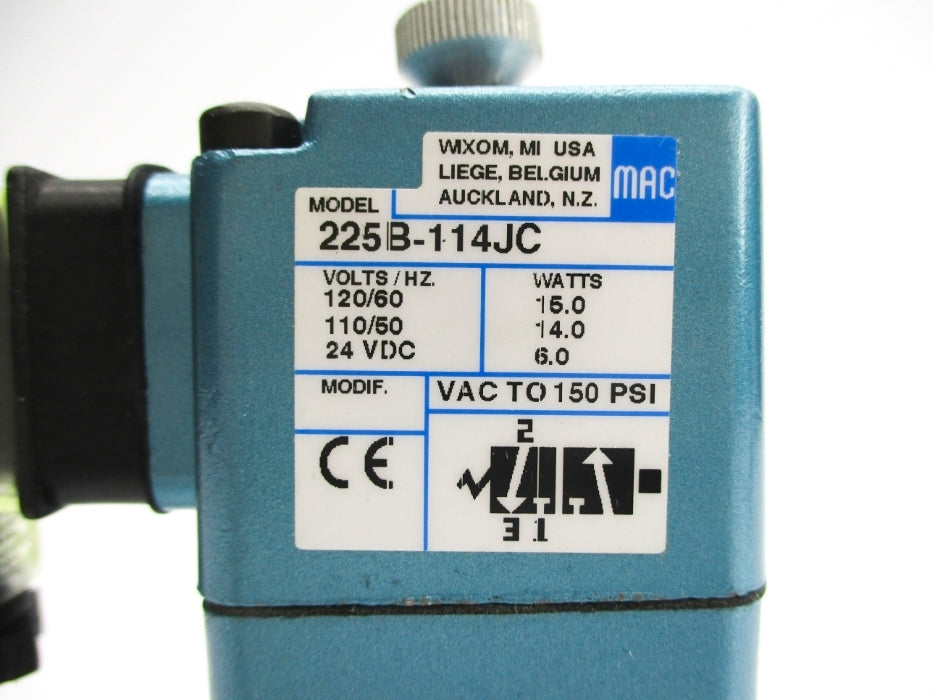 MAC 225B-114JC 150PSI 110/120V NSNP