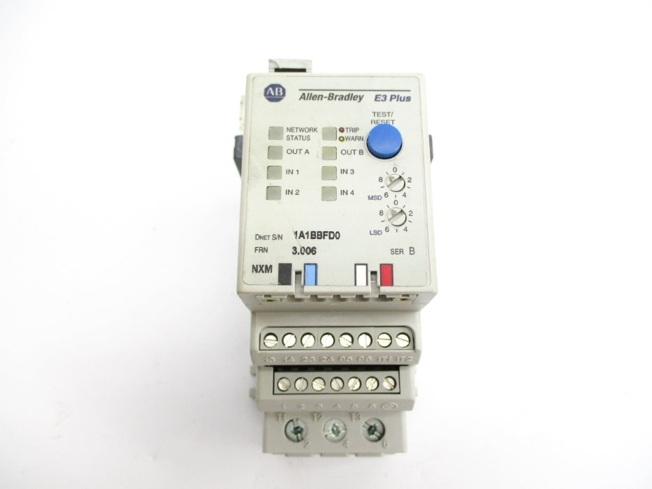 ALLEN BRADLEY 592-EC2AC SER. B F/W 3.003 600VAC 1-5A UNMP
