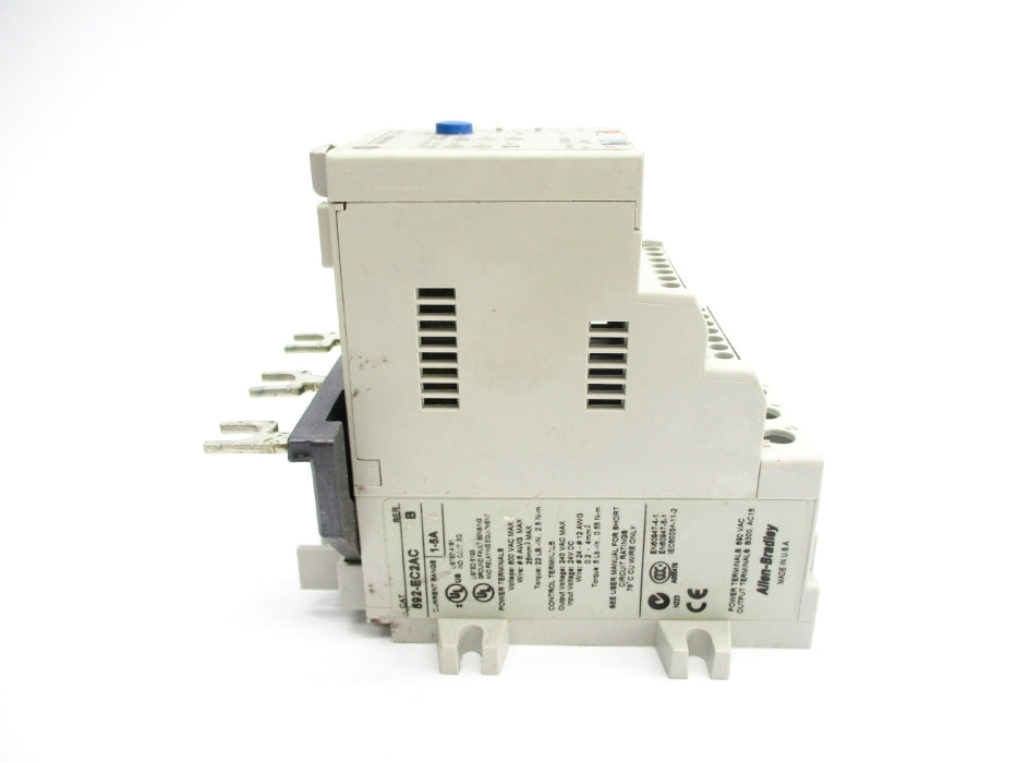 ALLEN BRADLEY 592-EC2AC SER. B F/W 3.003 600VAC 1-5A UNMP