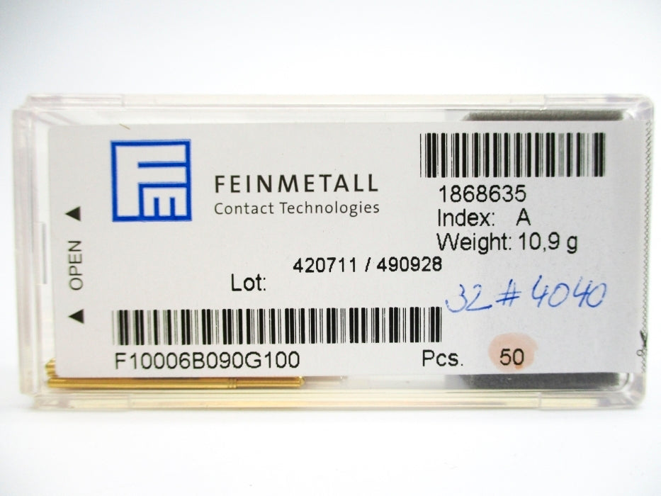 FEINMETALL F10006B090G100 (PKG OF 50) NSFS