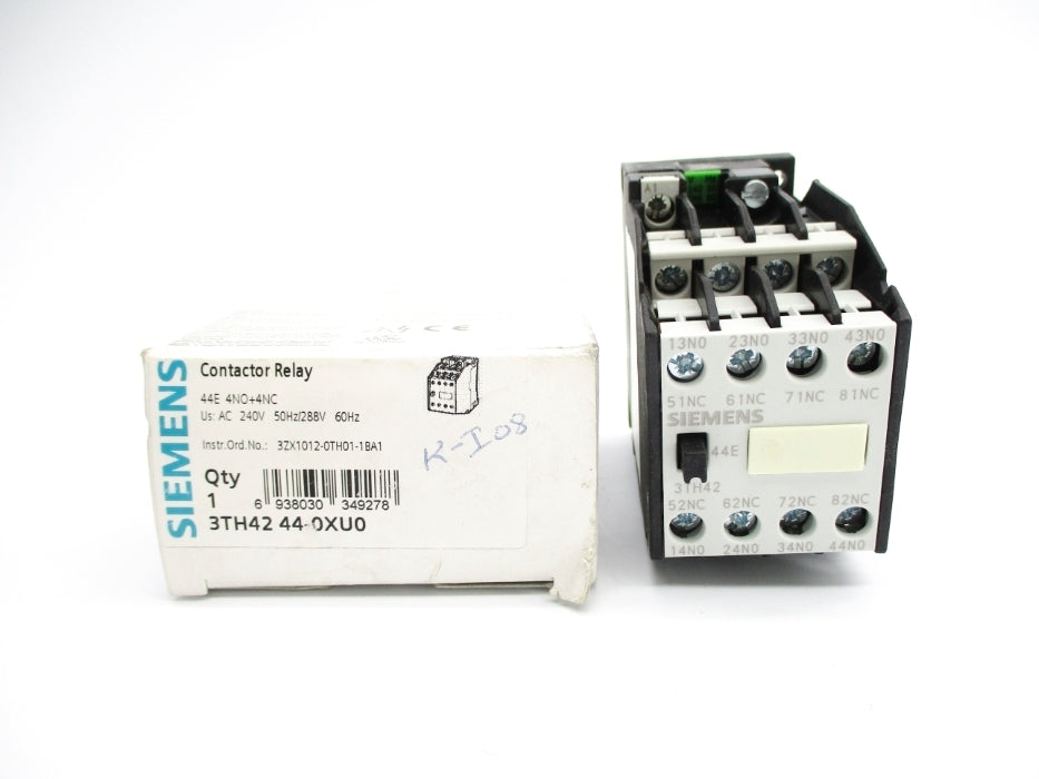 SIEMENS 3TH4244-0XU0 240/288VAC NSMP
