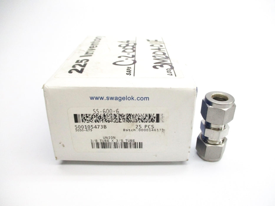 SWAGELOK SS-600-6 (PKG OF 25) NSMP