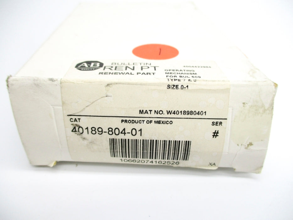 ALLEN BRADLEY 40189-804-01 (WH) NSMP