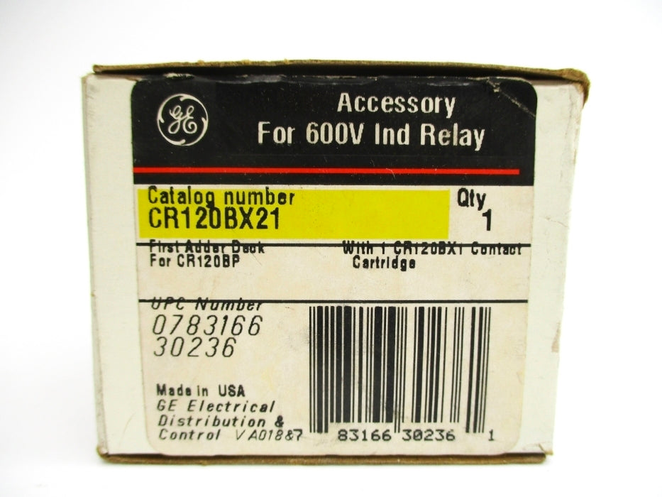 GENERAL ELECTRIC CR120BX21 SER. A 600V NSMP