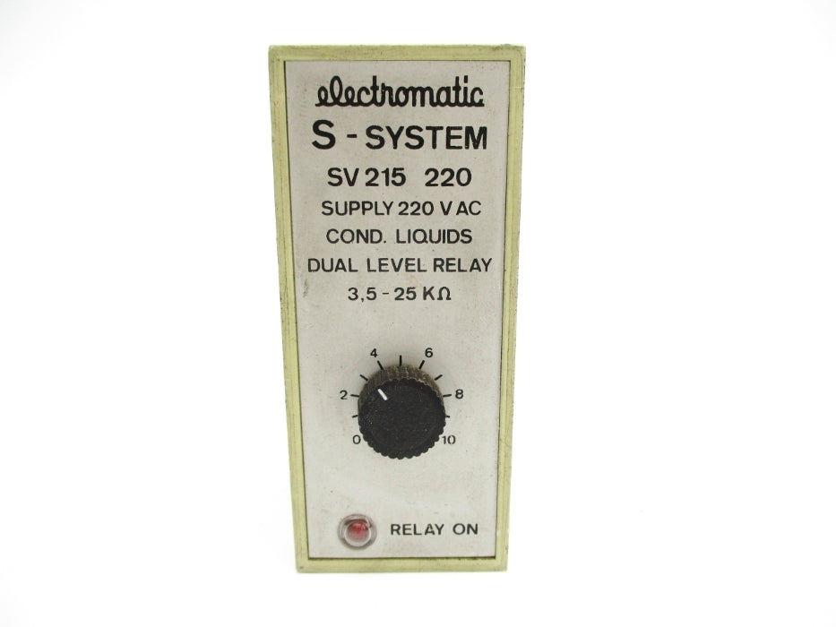 ELECTROMATIC SV215220 220VAC UNMP