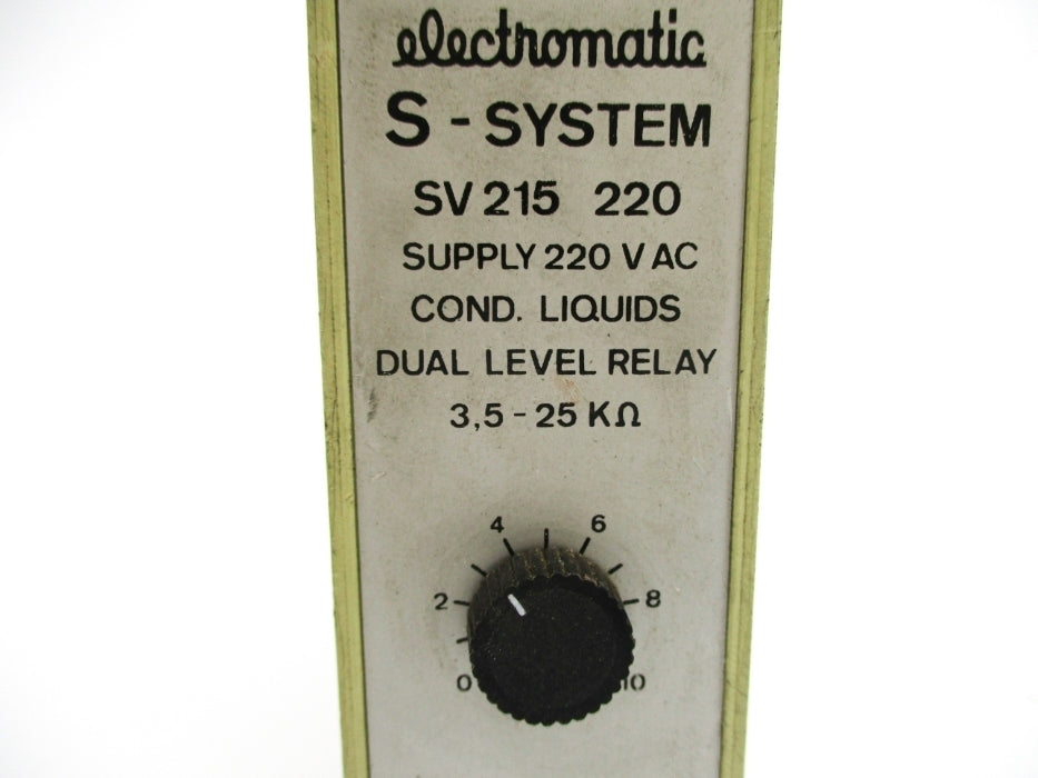 ELECTROMATIC SV215220 220VAC UNMP