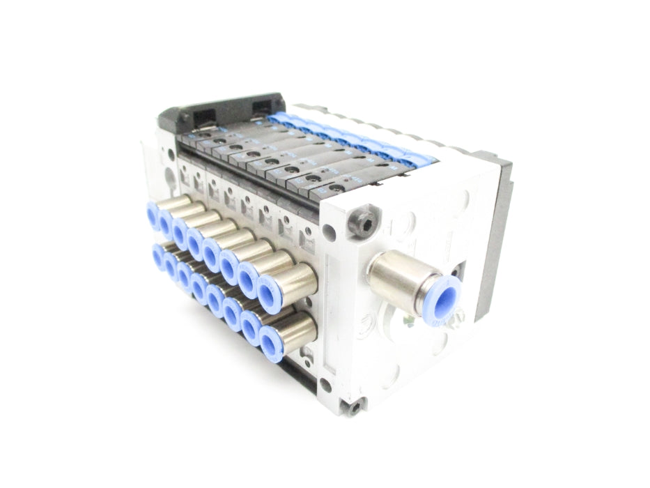 FESTO CPV10-VI 18200 W/ CPV10-GE-MP-8 18255 24VDC NSNP