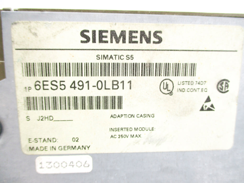 SIEMENS 6ES5491-0LB11 UNMP