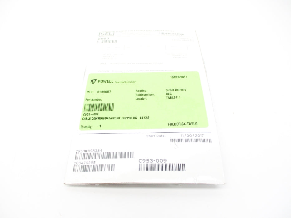 SEL C953-009 NSMP