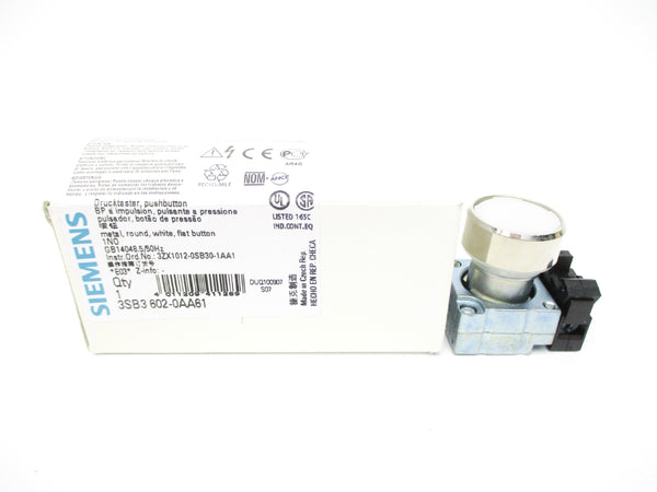 SIEMENS 3SB3602-0AA61 NSMP