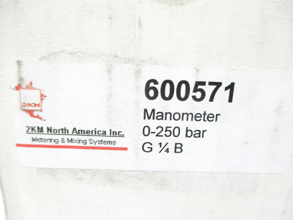 2KM NORTH AMERICA 600571 0-250BAR NSMP