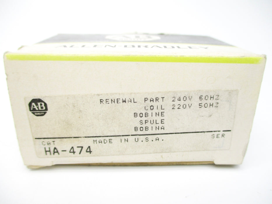 INDUSTRIAL SPARE PART HA-474 220/240V (BK/YL) NSMP