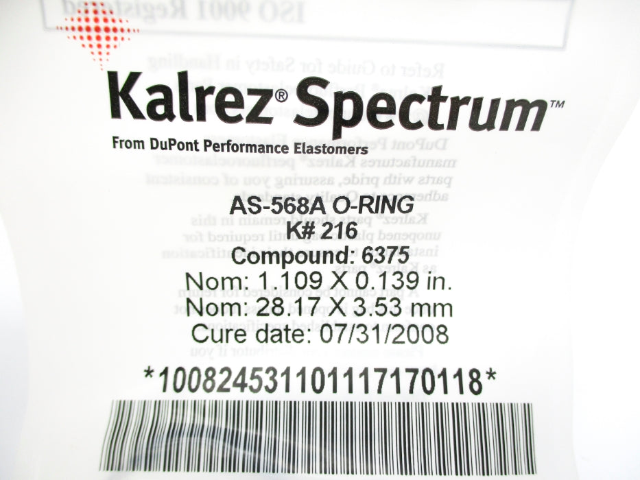 KALREZ SPECTRUM AS-568A K#216 NSMP
