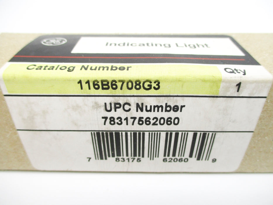 GENERAL ELECTRIC 116B6708G3 (GREEN) 125V NSMP
