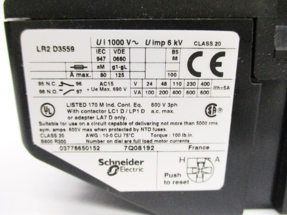 TELEMECANIQUE LR2D3559 48-65A NSNP