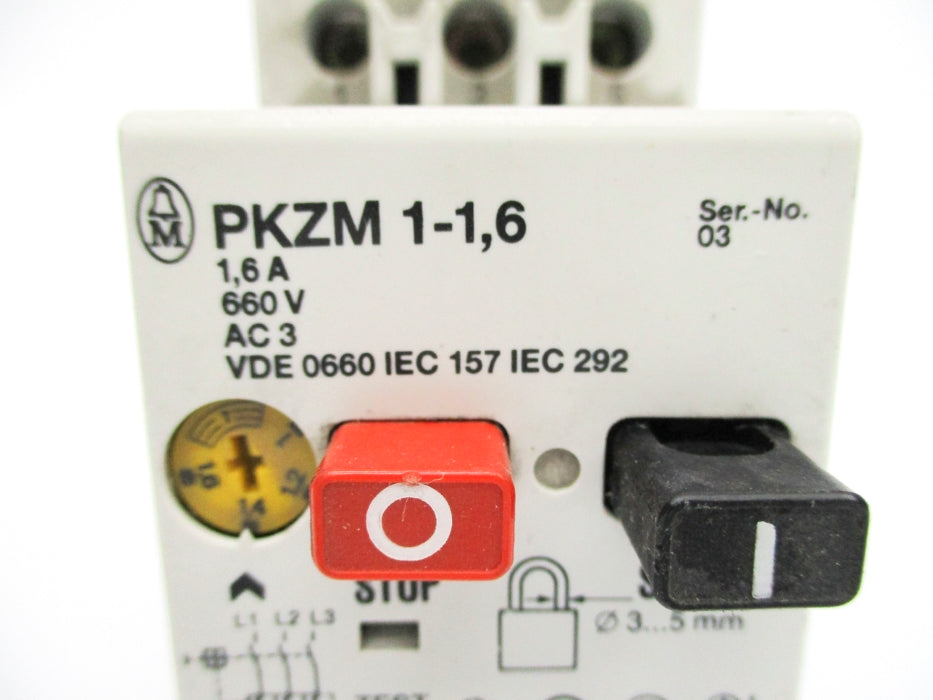 KLOCKNER MOELLER PKZM1-1.6 1-1.6A NSNP