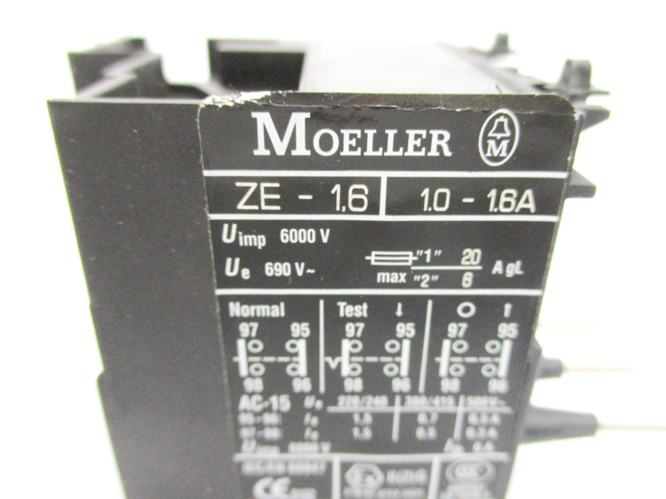 KLOCKNER MOELLER ZE-1.6 1.0-1.6A NSNP
