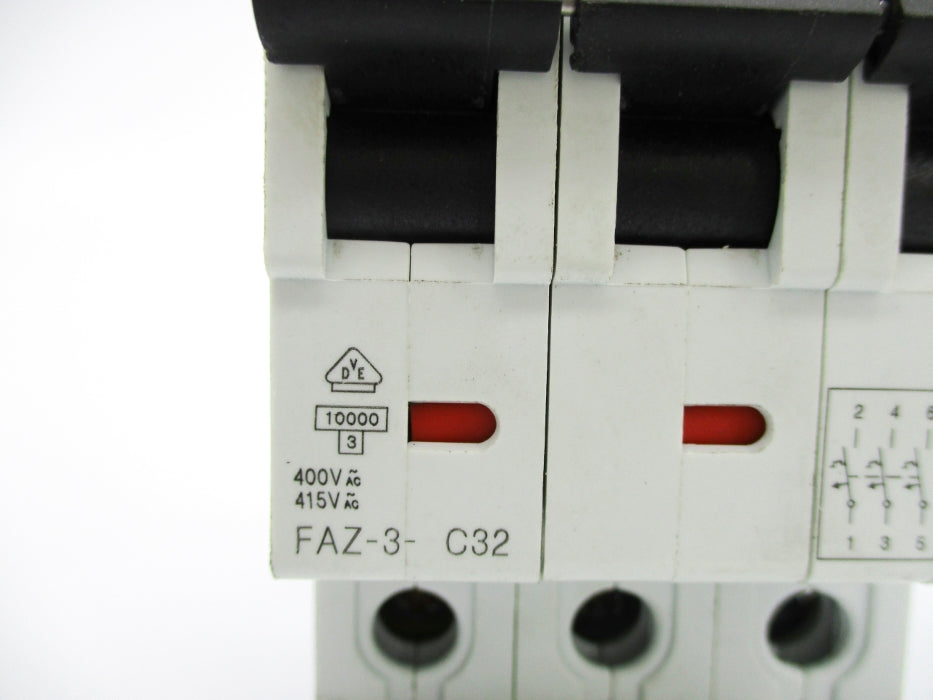 KLOCKNER MOELLER FAZ-3-C32 32A 400/415VAC NSNP