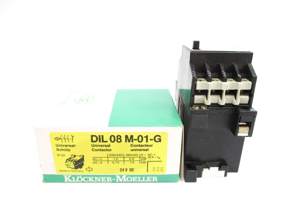 KLOCKNER MOELLER DIL08M-01-G 24VDC NSMP