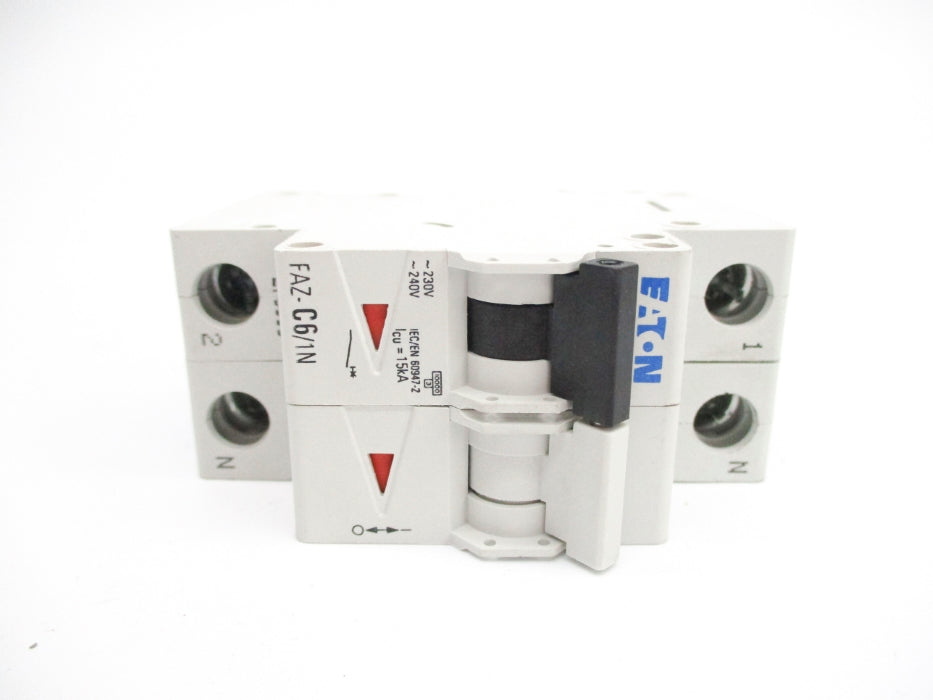 EATON FAZ-C6/1N 230/240V 6A NSMP