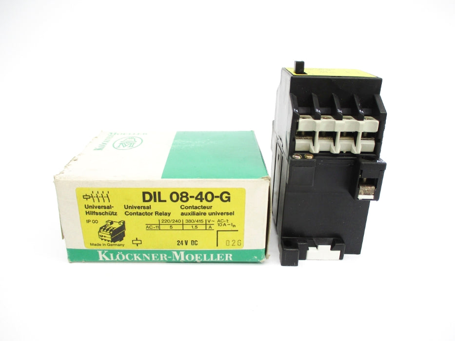 KLOCKNER MOELLER DIL08-40-G 24VDC NSMP