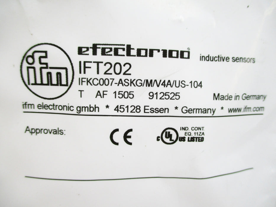IFM EFECTOR IFT202 NSMP