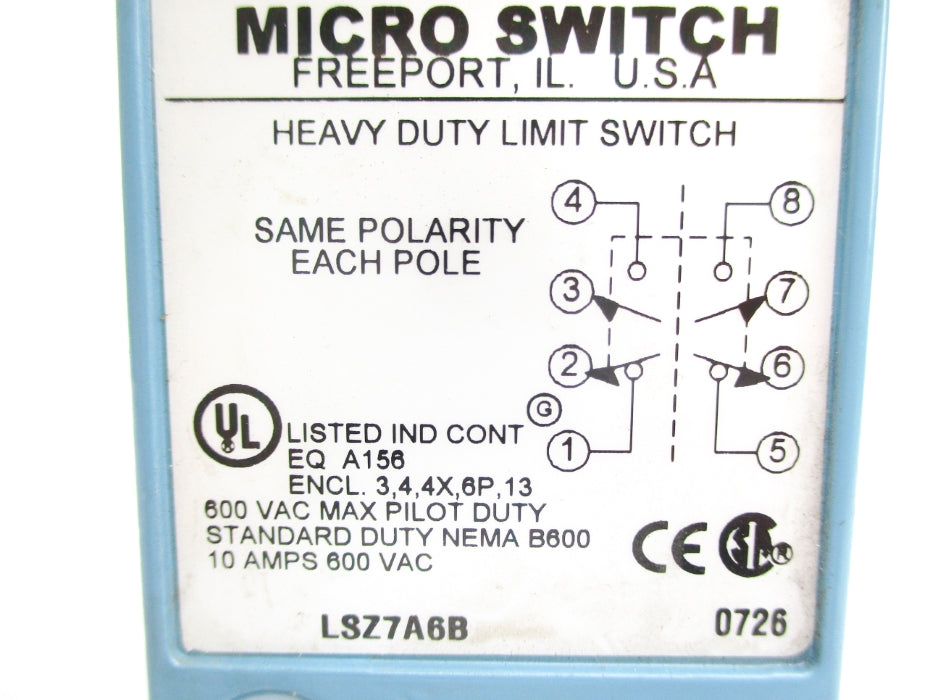 MICROSWITCH LSZ7A6B NSNP