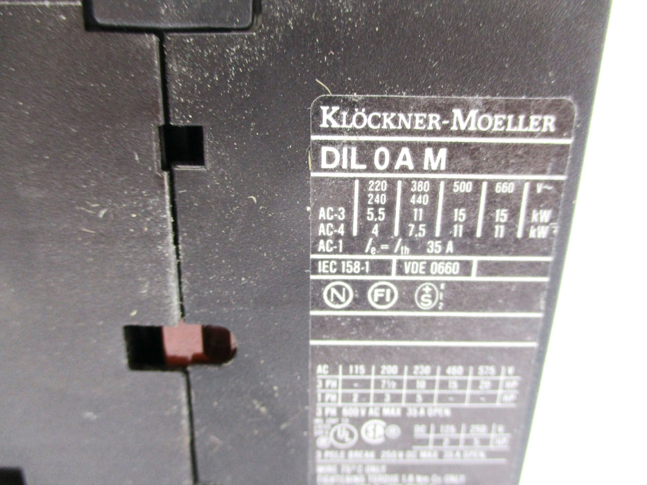 KLOCKNER MOELLER DIL0AM 24V NSNP