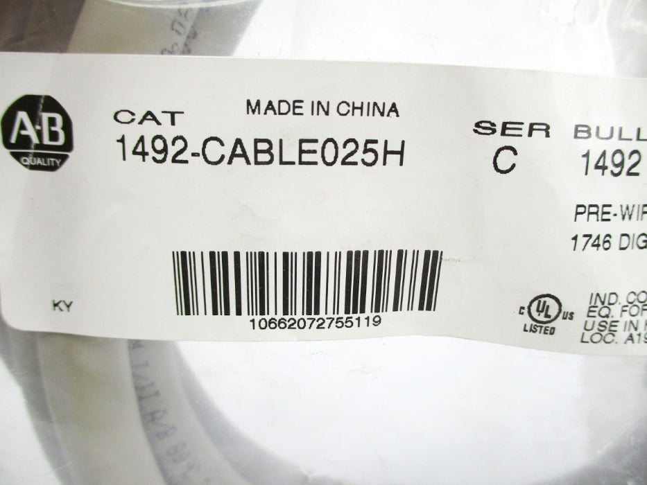 ALLEN BRADLEY 1492-CABLE025H SER. C NSMP