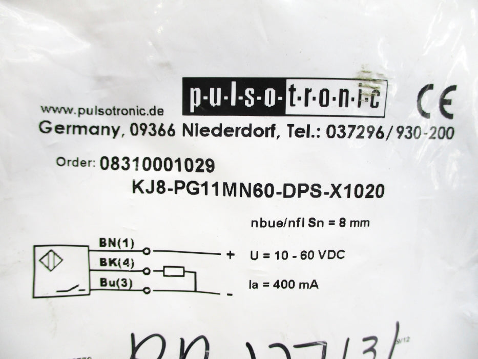 PULSOTRONIC KJ8-PG11MN60-DPS-X1020 NSMP