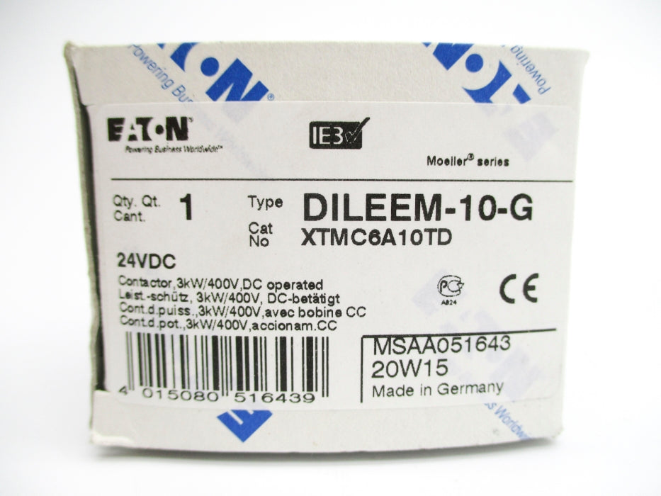 EATON DILEEM-10-G XTMC6A10TD 24VDC NSMP