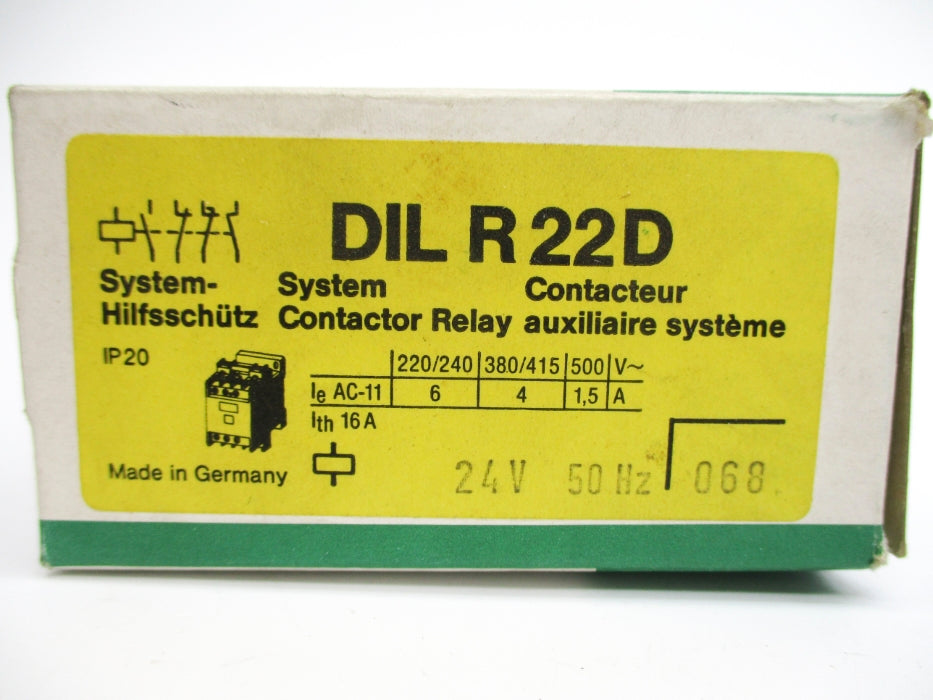 KLOCKNER MOELLER DILR22D 24V NSMP