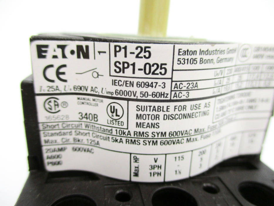 EATON P1-25-SP1-025 (AS PICTURED1) NSNP
