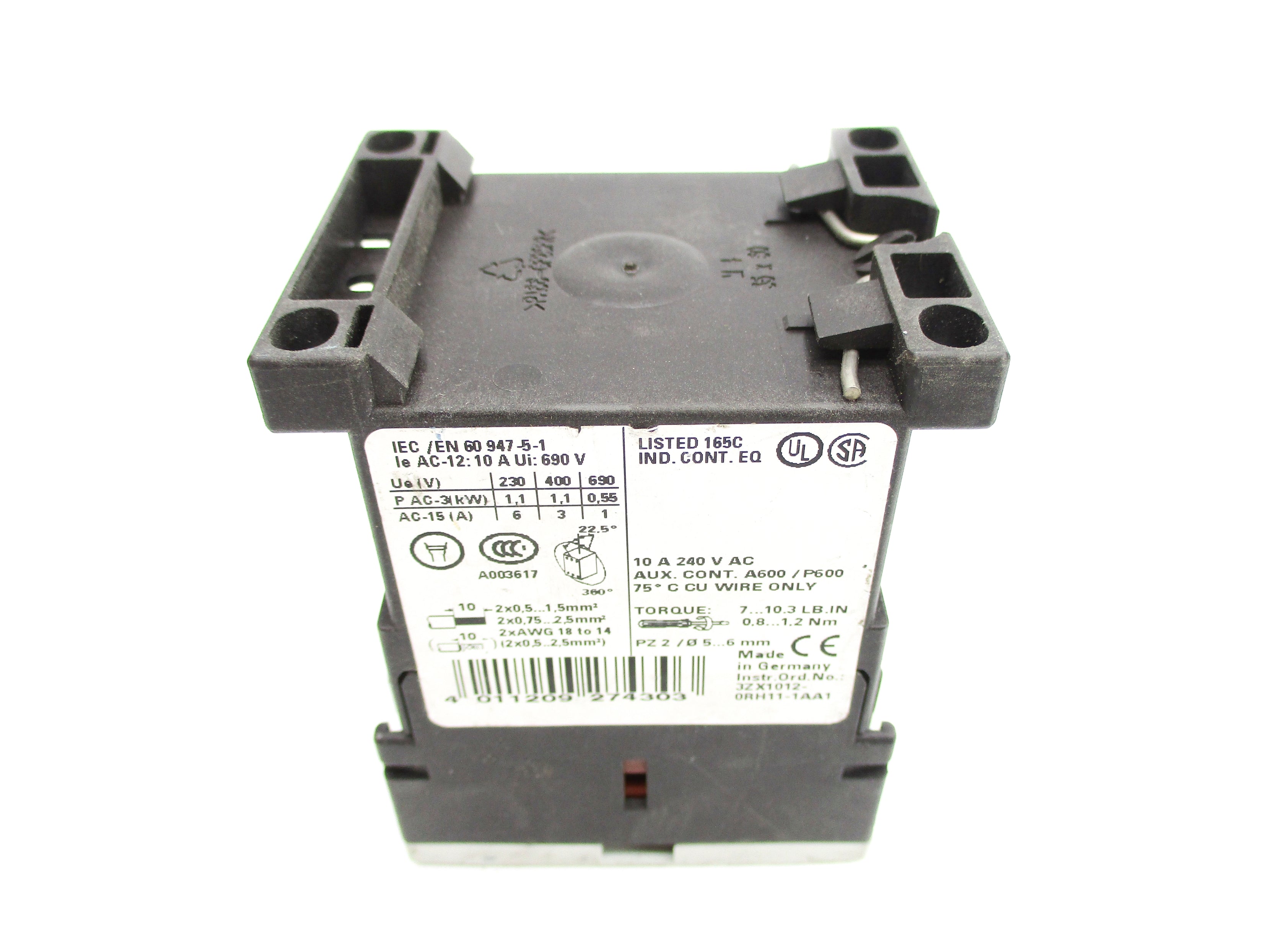 SIEMENS 3RH1122-1BB40 24VDC NSNP
