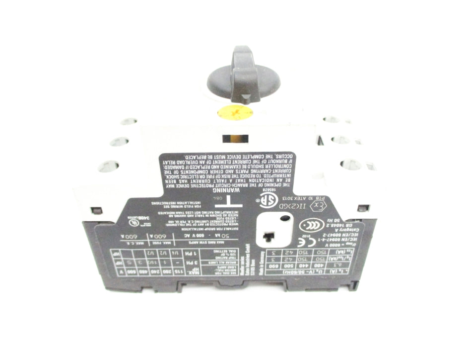 EATON PKZM0-6.3 6.3A 600V NSNP