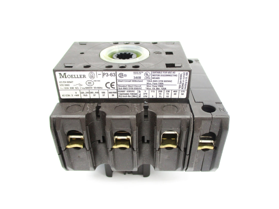 KLOCKNER MOELLER P3-63 (AS PICTURED1) NSNP