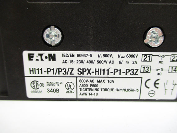 EATON HI11-P1/P3/Z SPX-HI11-P1-P3Z NSNP
