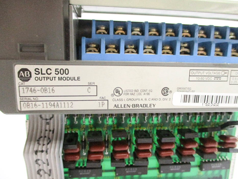 ALLEN BRADLEY 1746-OB16 SER. C NSNP