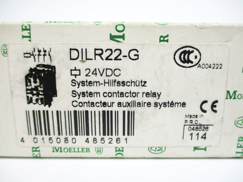 KLOCKNER MOELLER DILR22-G 24VDC NSMP