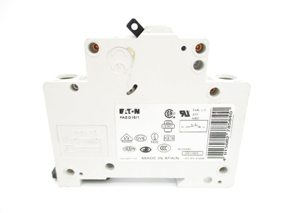 EATON FAZ-D16/1 16A 230/400V 240/415V NSNP