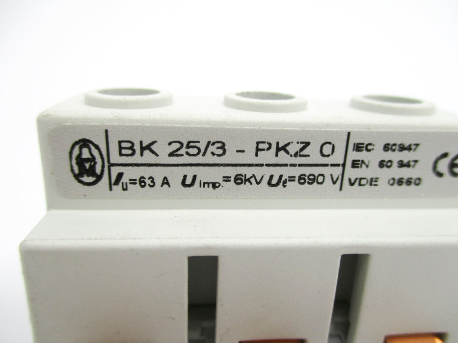 KLOCKNER MOELLER BK25/3-PKZ0 690V 63A NSNP