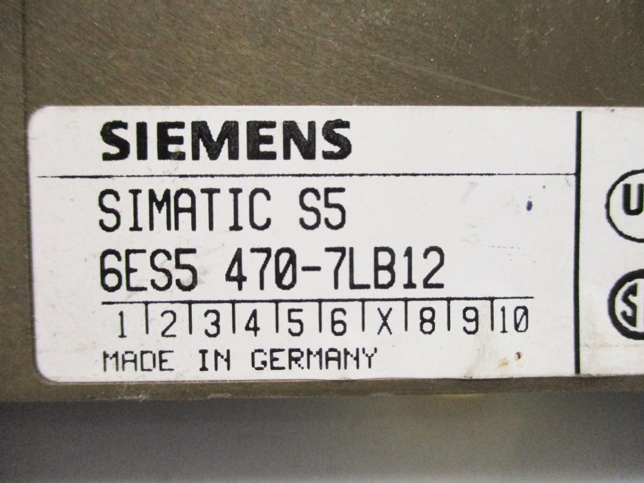 SIEMENS 6ES5470-7LB12 UNMP