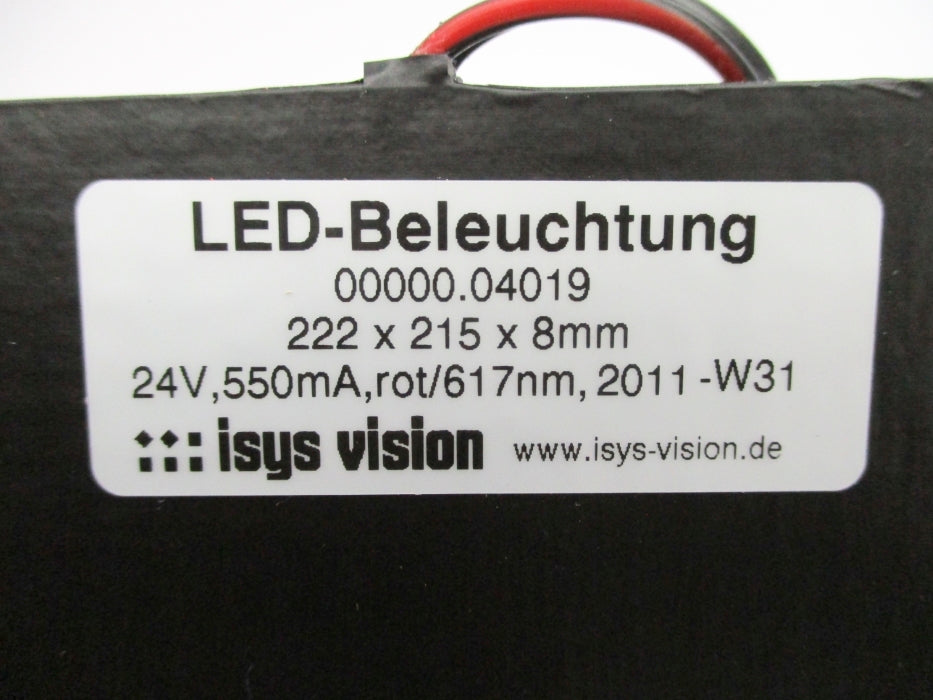 ISYS VISION 00000.04019 (AS PICTURED) NSNP