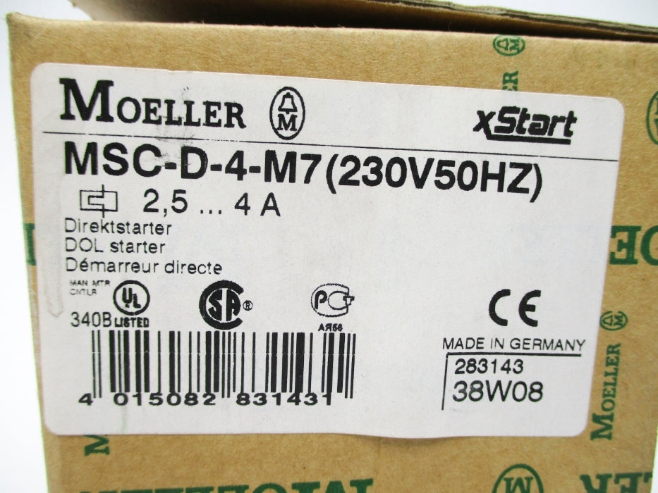 KLOCKNER MOELLER MSC-D-4-M7 230V NSMP
