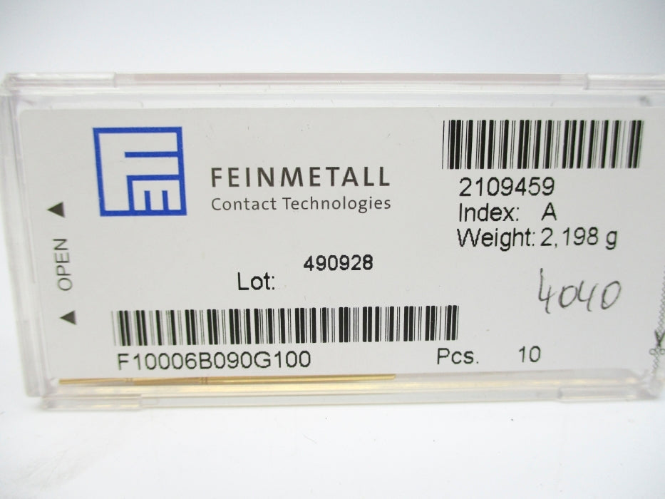 FEINMETALL F10006B090G100 (PKG OF 10) NSFS