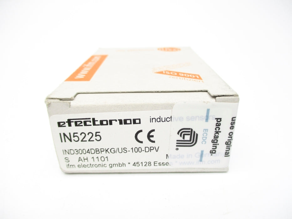 IFM EFECTOR IN5225 IND3004DBPKG/US-100-DPV NSFS