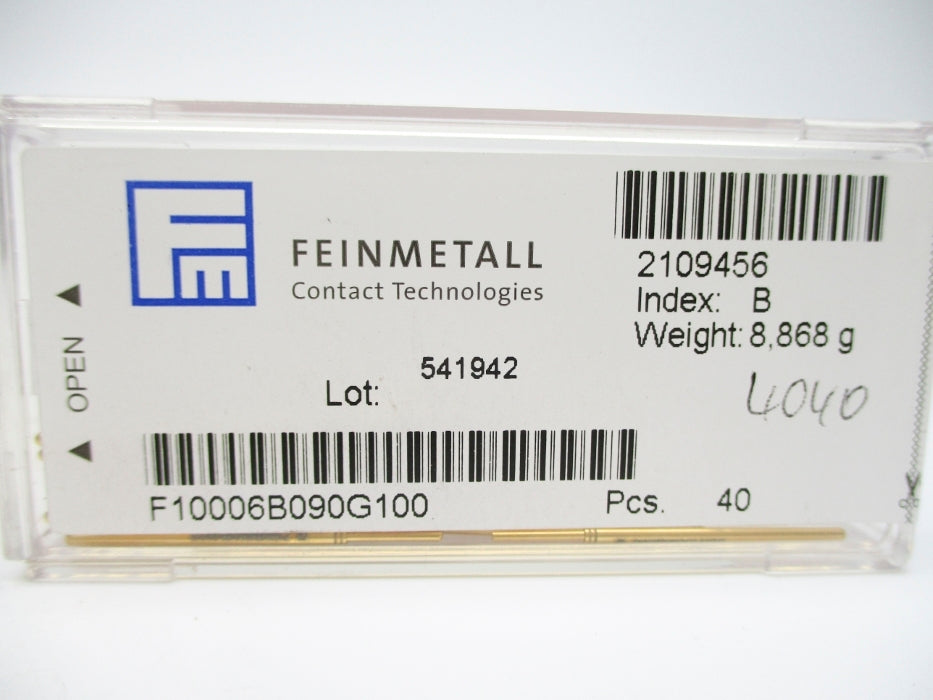 FEINMETALL F10006B090G100 (PKG OF 40) NSFS