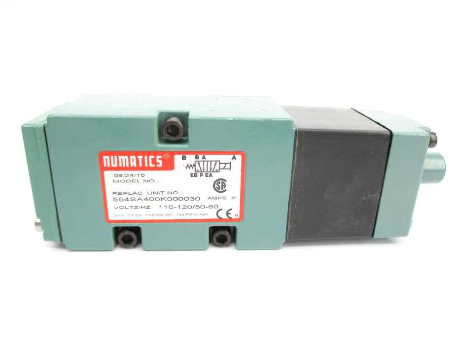 NUMATICS 554SA400K000030 120V 150PSI NSNP