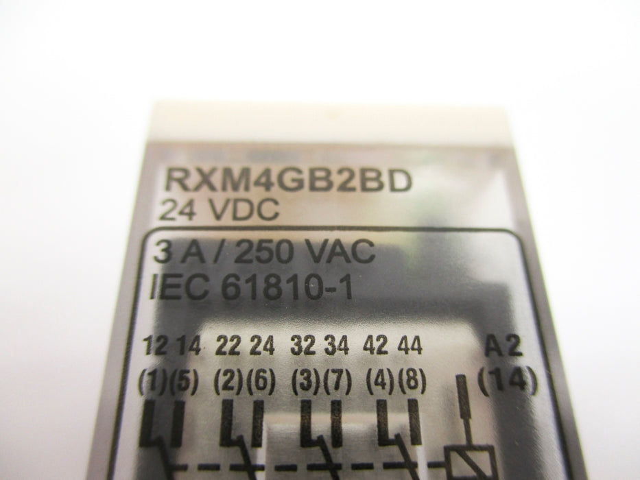 SCHNEIDER ELECTRIC RXM4GB2BD 250VAC 3A NSNP