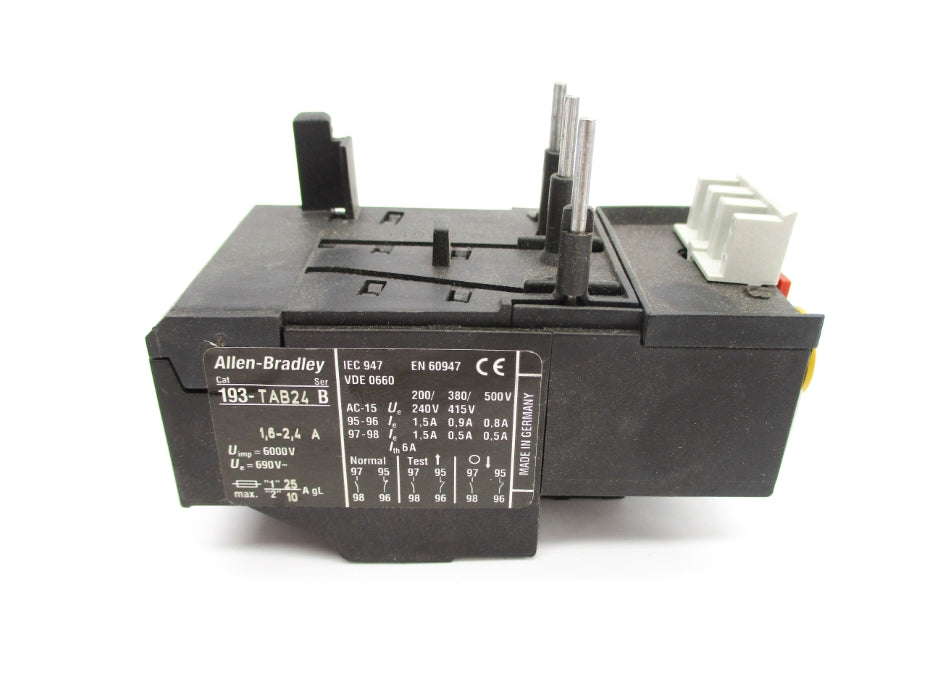 ALLEN BRADLEY 193-TAB24 SER. B 6000V 1.6-2.4A NSNP